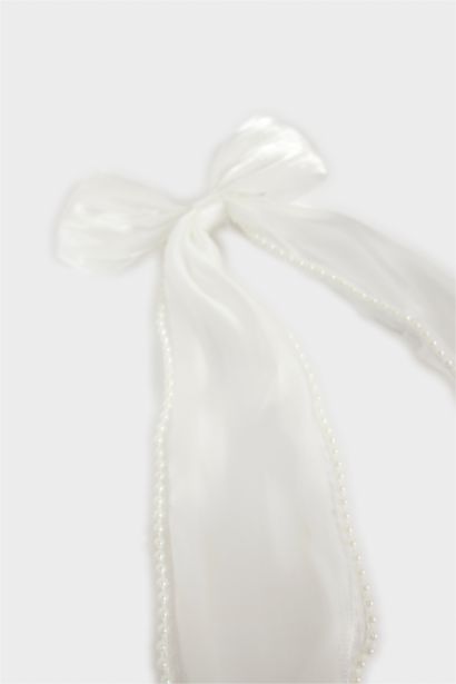 Barrette avec nœud pour fille