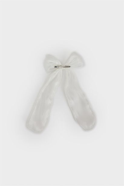 Barrette avec nœud pour fille