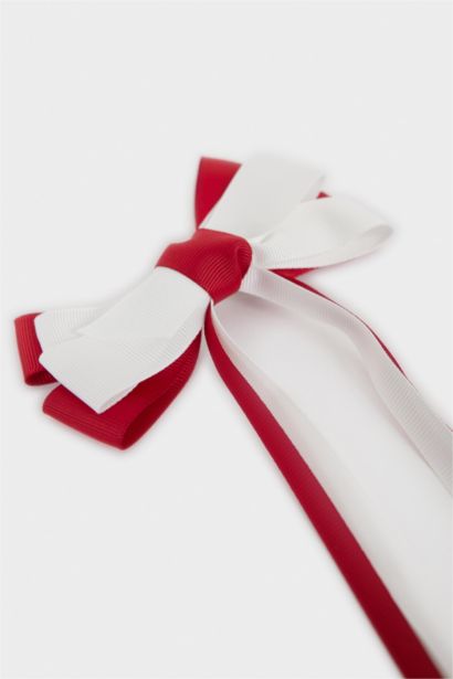 Barrette avec nœud pour fille