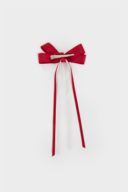 Barrette avec nœud pour fille