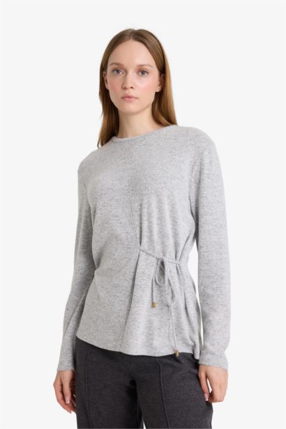 Relax Fit Crew Neck Long Sleeve T-Shirt