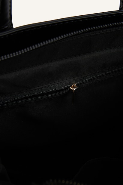 Faux Leather Crossbody Bag