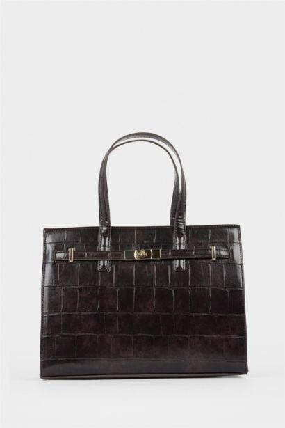 Faux Leather Crossbody Bag
