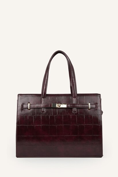 Faux Leather Crossbody Bag