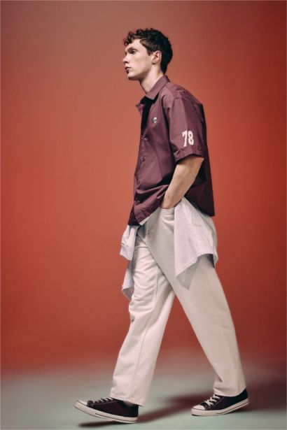 Jean baggy à jambes larges