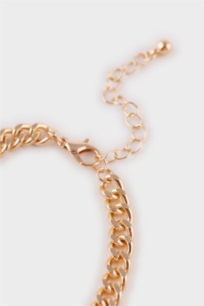 Lot de 3 Bracelets dorés avec pierres pour femme