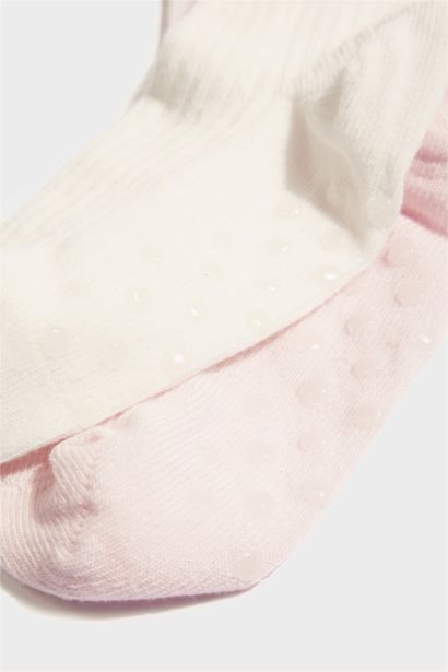 Baby Girl Non-Slip Sole 2 Piece Cotton Sockss