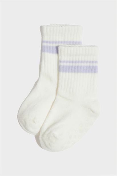 Baby Girl 3 Piece Cotton Long Socks