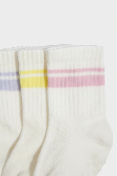 Baby Girl 3 Piece Cotton Long Socks