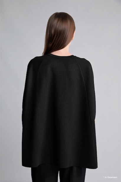 Gilet en maille à col rond Coupe régulière décontractée