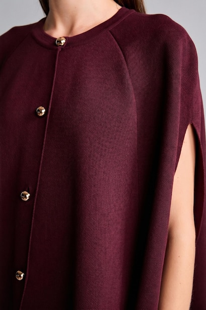 Gilet en maille à col rond Coupe décontractée