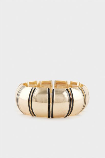 Woman Golden Bangle Bracelet