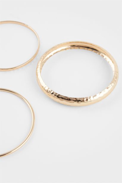 Woman 5 Piece Gold Bracelet