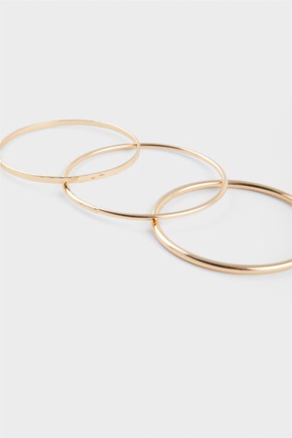 Woman 5 Piece Gold Bracelet