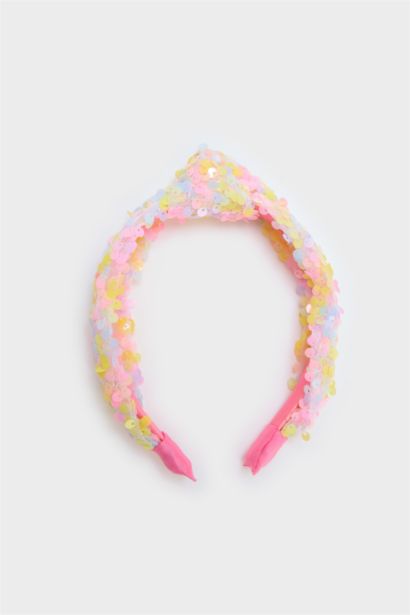 Kız Çocuk Renkli Pullu Taç