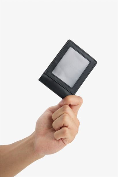 Man Faux Leather Wallets