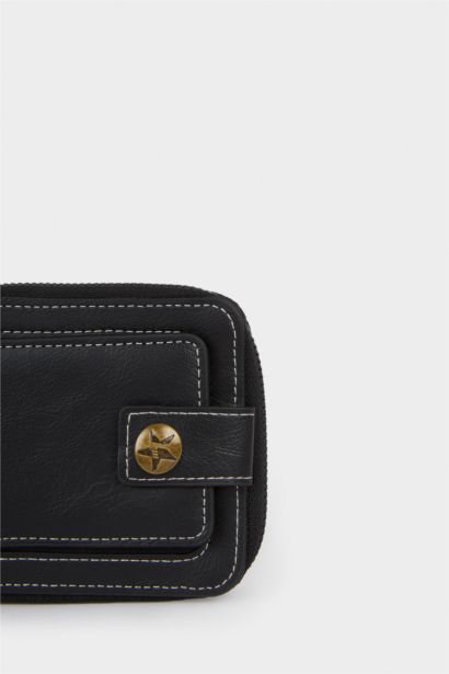 Man Faux Leather Wallets