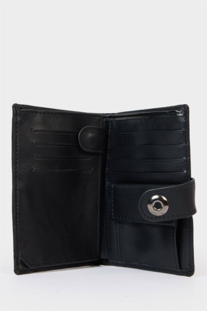 Man Faux Leather Wallets