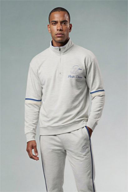 سويت شيرت NBA لوس أنجلوس ليكرز قصة مريحة برقبة عالية