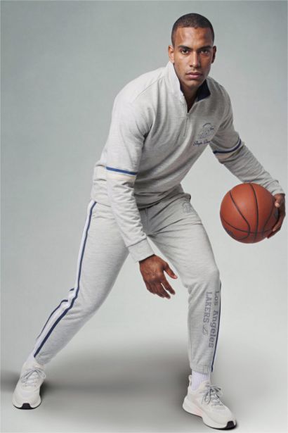 NBA Los Angeles Lakers Standard Fit Scuba Fabric Jogger Pants