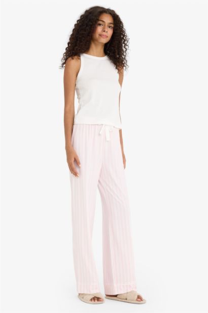 Regular Fit Striped Pajama Pants