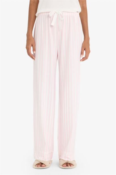 Regular Fit Striped Pajama Pants