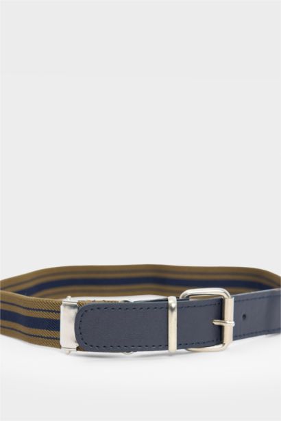 حزام ولادي مطبوع بمشبك مستطيل