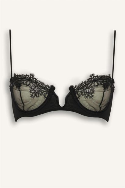 Soutien-gorge balconnet en tulle et dentelle non rembourré avec armatures de Fall in Love