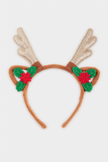 Serre-tête thème renne de Noël pour femme