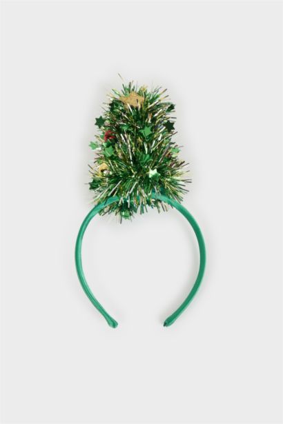 Woman Christmas Tree Themed Headband
