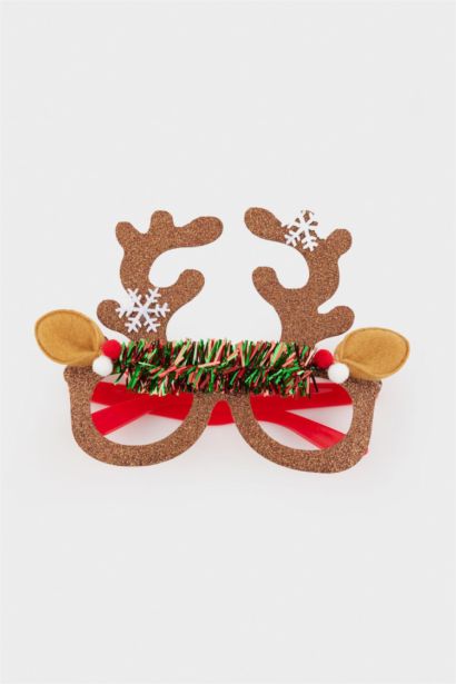 Unisex Yılbaşı Geyik Temalı Gözlük
