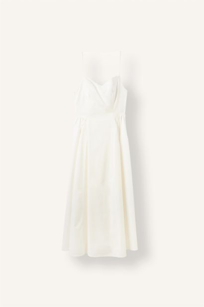 Poplin Midi Dress