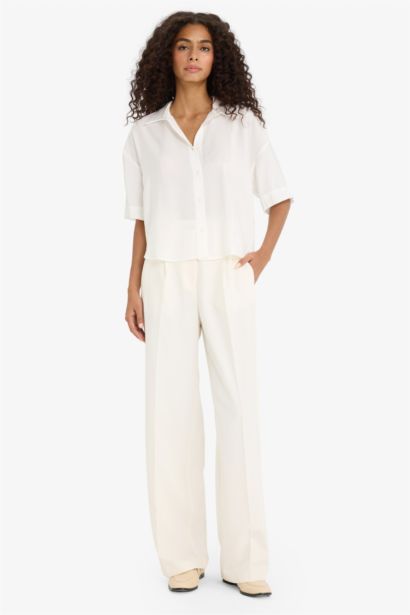 Loose Fit Modal Short Sleeve Shirt