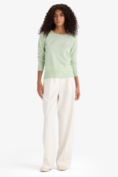 Regular Fit Crew Neck Pullover