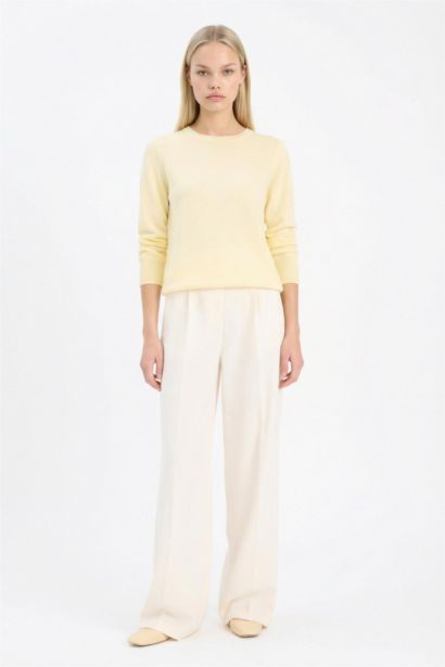 Regular Fit Bisiklet Yaka Triko Kazak