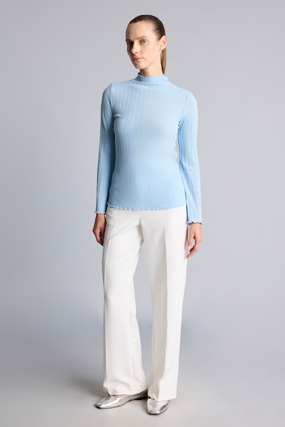 Slim Fit Camisole Long Sleeve T-Shirt