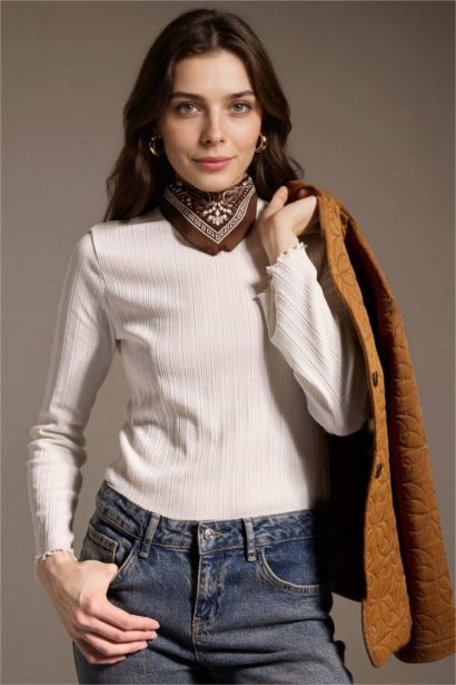 Slim Fit Camisole Long Sleeve Tunic