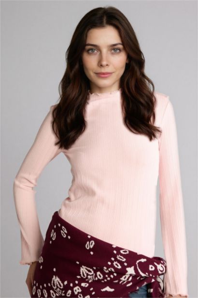 Slım Fıt Uzun Kollu Tunik