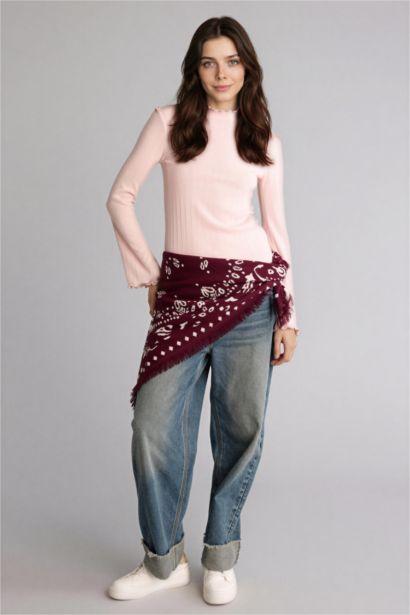 Slım Fıt Uzun Kollu Tunik