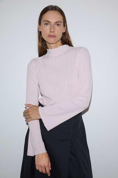 Slim Fit Camisole Long Sleeve T-Shirt