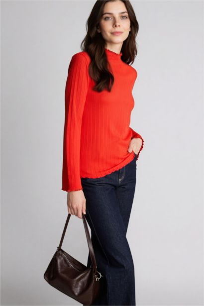 Slım Fıt Fitilli Kaşkorse Tunik