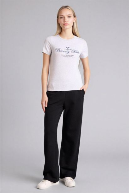 Straight Fit Basic Trousers