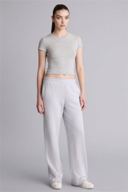 Straight Fit Basic Trousers