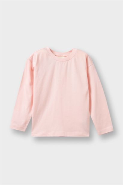 Baby Girl Regular Fit Crew Neck 2 Piece T-Shirt