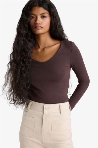 Slim Fit Basic Modal T-Shirt