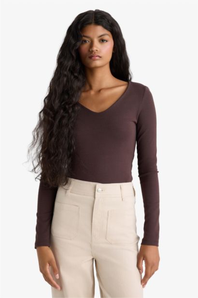 Slim Fit Basic Modal T-Shirt