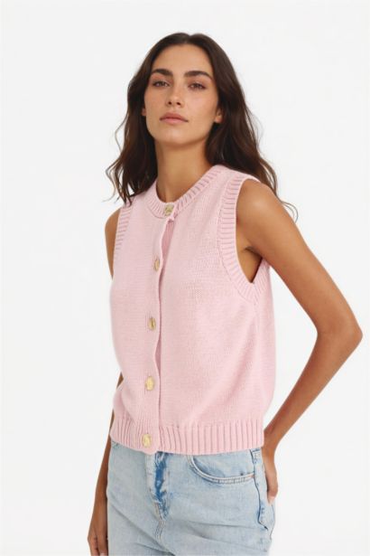 يلك تريكو قصة مريحة بازرار