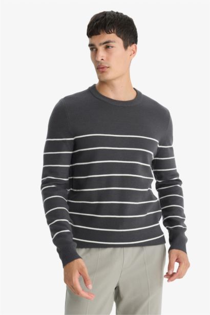 Standard Fit Crew Neck Knitwear Pullover