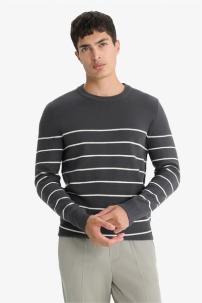 Standard Fit Crew Neck Knitwear Pullover