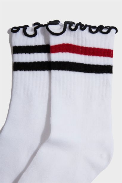 Girl 2 Piece Cotton Long Sockss